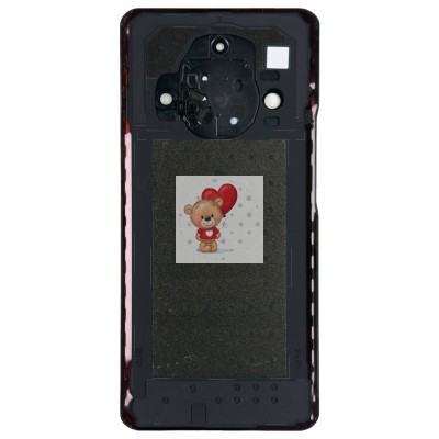 Задняя крышка для Huawei Honor X9b ALI-NX1 Черный - Премиум Задняя крышка для Huawei Honor X9b ALI-NX1 Черный - Премиум