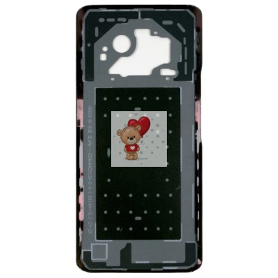 Задняя крышка для Huawei Honor X9c Черный - Премиум Задняя крышка для Huawei Honor X9c Черный - Премиум