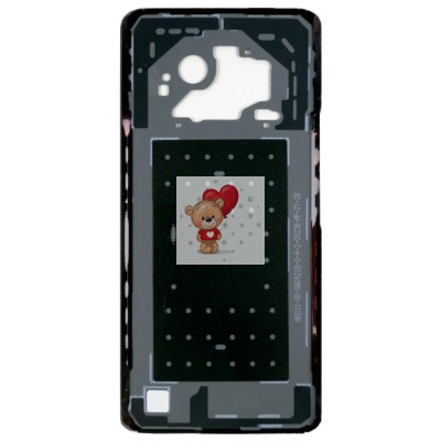 Задняя крышка для Huawei Honor X9c Smart Черный - Премиум Задняя крышка для Huawei Honor X9c Smart Черный - Премиум