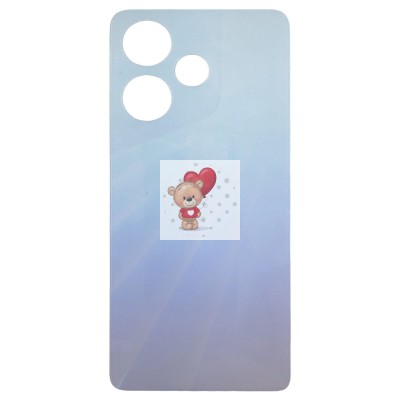 Задняя крышка для Infinix Hot 30 4G Белый - Премиум Задняя крышка для Infinix Hot 30 4G Белый - Премиум