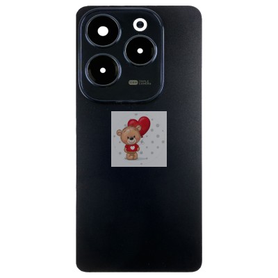 Задняя крышка для Infinix Hot 40 Pro Черный - Премиум