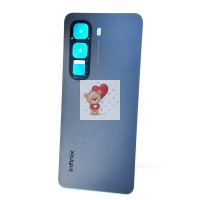 Задняя крышка для Infinix Hot 50 4G Черный - Премиум Задняя крышка для Infinix Hot 50 4G Черный - Премиум