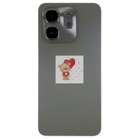 Задняя крышка для Infinix Hot 50i Серый - Премиум Задняя крышка для Infinix Hot 50i Серый - Премиум