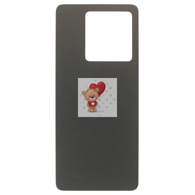 Задняя крышка для Infinix Note 30 Pro Черный - Премиум Задняя крышка для Infinix Note 30 Pro Черный - Премиум