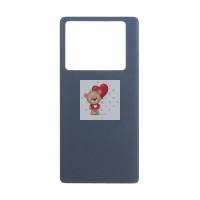 Задняя крышка для Infinix Note 40 Pro 4G Черный - Премиум Задняя крышка для Infinix Note 40 Pro 4G Черный - Премиум