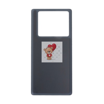 Задняя крышка для Infinix Note 40 Pro 4G Черный - Премиум Задняя крышка для Infinix Note 40 Pro 4G Черный - Премиум