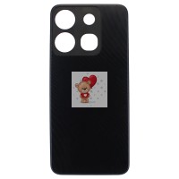 Задняя крышка для Infinix Smart 7 Plus (X6517) (черная)