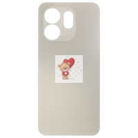 Задняя крышка для Infinix Smart 9 Серебро - Премиум