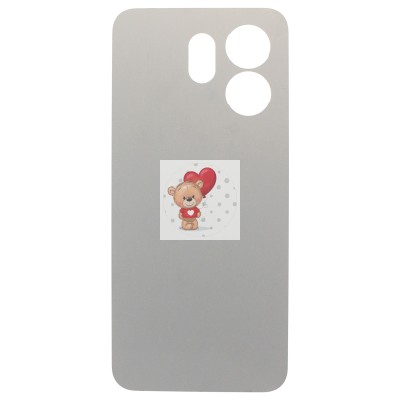 Задняя крышка для Infinix Smart 9 Серебро - Премиум