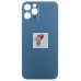 Задняя крышка для Apple iPhone 12 Pro Синий (стекло, узкий вырез под камеру, логотип) - Премиум