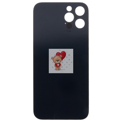 Задняя крышка для Apple iPhone 12 Pro Золото (стекло, узкий вырез под камеру, логотип) - Премиум