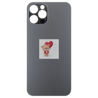 Задняя крышка для Applе iPhone 12 Pro (серая) (стекло, узкий вырез под камеру, логотип) Задняя крышка для Applе iPhone 12 Pro (серая) (стекло, узкий вырез под камеру, логотип)