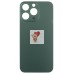 Задняя крышка для Apple iPhone 13 Pro Зеленый (стекло, узкий вырез под камеру, логотип) - Премиум