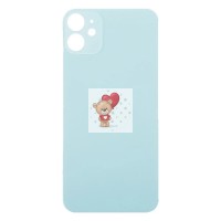 Задняя крышка для iPhone 11 Зеленый (стекло, широкий вырез под камеру, логотип) - Премиум Задняя крышка для iPhone 11 Зеленый (стекло, широкий вырез под камеру, логотип) - Премиум