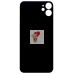 Задняя крышка для Applе iPhone 11 (фиолетовая) (стекло, узкий вырез под камеру, логотип)