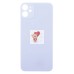 Задняя крышка для iPhone 11 Фиолетовый (стекло, широкий вырез под камеру, логотип) - Премиум