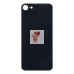 Задняя крышка для Apple iPhone 8 (черная) (стекло, широкий вырез под камеру) - Премиум