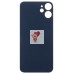 Задняя крышка для Applе iPhone 12 mini (зеленая) (стекло, узкий вырез под камеру, логотип)