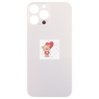 Задняя крышка для iPhone 13 Pro Max Золото (стекло, широкий вырез под камеру, логотип) - Премиум