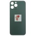 Задняя крышка для Apple iPhone 13 Pro Max Зеленый (стекло, узкий вырез под камеру, логотип) - Премиум
