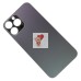Задняя крышка для iPhone 13 Pro Max Серый (стекло, широкий вырез под камеру, логотип) - Премиум