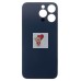 Задняя крышка для iPhone 14 Pro Max Золото (стекло, широкий вырез под камеру, логотип) - Премиум