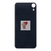 Задняя крышка для iPhone Xr Голубой (стекло, широкий вырез под камеру, логотип) - Премиум