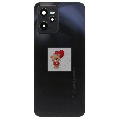 Задняя крышка для Realme C35 Черный - Премиум