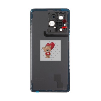 Задняя крышка для Realme GT 7T (RMX5085) Черный - Премиум Задняя крышка для Realme GT 7T (RMX5085) Черный - Премиум