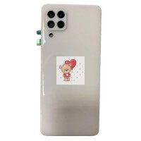 Задняя крышка для Samsung A225F Galaxy A22 Белая - Премиум