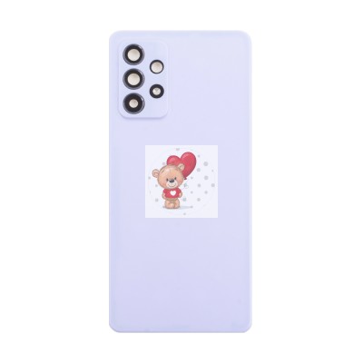 Задняя крышка для Samsung A525F Galaxy A52 Фиолетовый - Премиум Задняя крышка для Samsung A525F Galaxy A52 Фиолетовый - Премиум