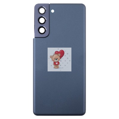 Задняя крышка для Samsung G991B Galaxy S21 Серый - Премиум