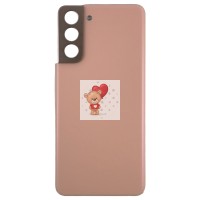 Задняя крышка для Samsung G991B Galaxy S21 Розовый - OR Задняя крышка для Samsung G991B Galaxy S21 Розовый - OR