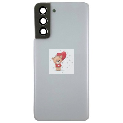 Задняя крышка для Samsung G991B Galaxy S21 Белый - Премиум