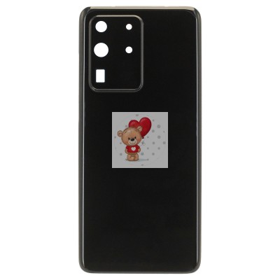 Задняя крышка для Samsung G998B Galaxy S21 Ultra Черный - OR