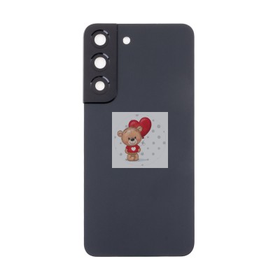 Задняя крышка для Samsung S901B Galaxy S22 Черный - Премиум