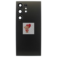 Задняя крышка для Samsung S928B Galaxy S24 Ultra (черная) - Премиум Задняя крышка для Samsung S928B Galaxy S24 Ultra (черная) - Премиум