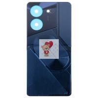 Задняя крышка для Tecno Pova 5 Pro 5G (LH8n) (черная)