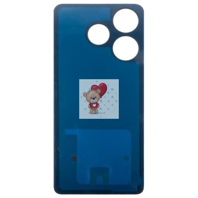 Задняя крышка для Tecno Spark 10 Pro Черный - Премиум