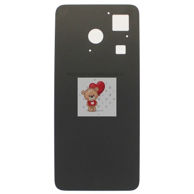Задняя крышка для Tecno Spark 20 (KJ5) (черная)