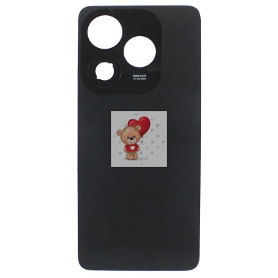 Задняя крышка для Tecno Spark 20C (BG7n) (черная)