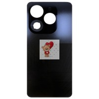 Задняя крышка для Tecno Spark 20C Черный - Премиум