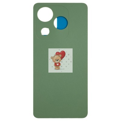 Задняя крышка для Tecno Spark 20C Зеленый - Премиум