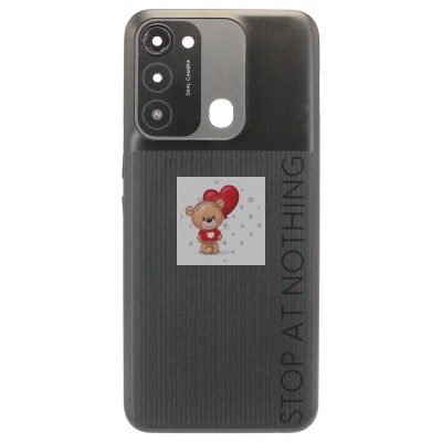 Задняя крышка для Tecno Spark Go 2022 Черный