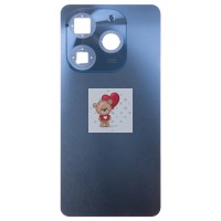 Задняя крышка для Tecno Spark Go (2024) (BG6) (черная)