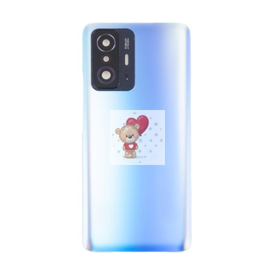 Задняя крышка для Xiaomi 11T Pro Голубой - Премиум