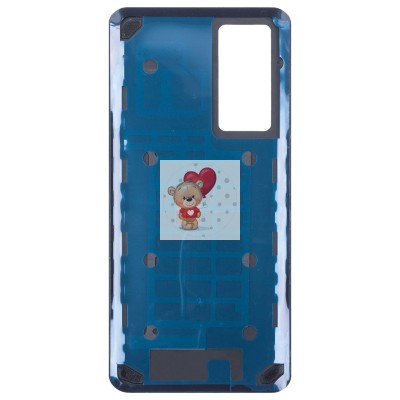 Задняя крышка для Xiaomi 12T/Xiaomi 12T Pro Черный (Матовая)