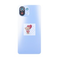 Задняя крышка для Xiaomi 11 Lite 5G NE Голубой - Премиум Задняя крышка для Xiaomi 11 Lite 5G NE Голубой - Премиум