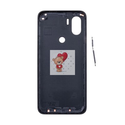 Задняя крышка для Xiaomi Poco C51 (2305EPCC4G) (черная)