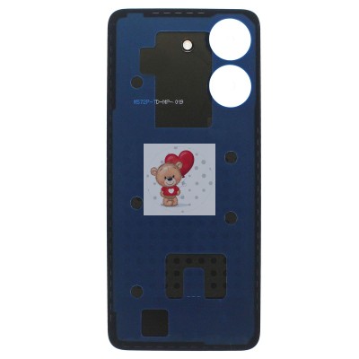 Задняя крышка для Xiaomi Poco C65 Черный - Премиум